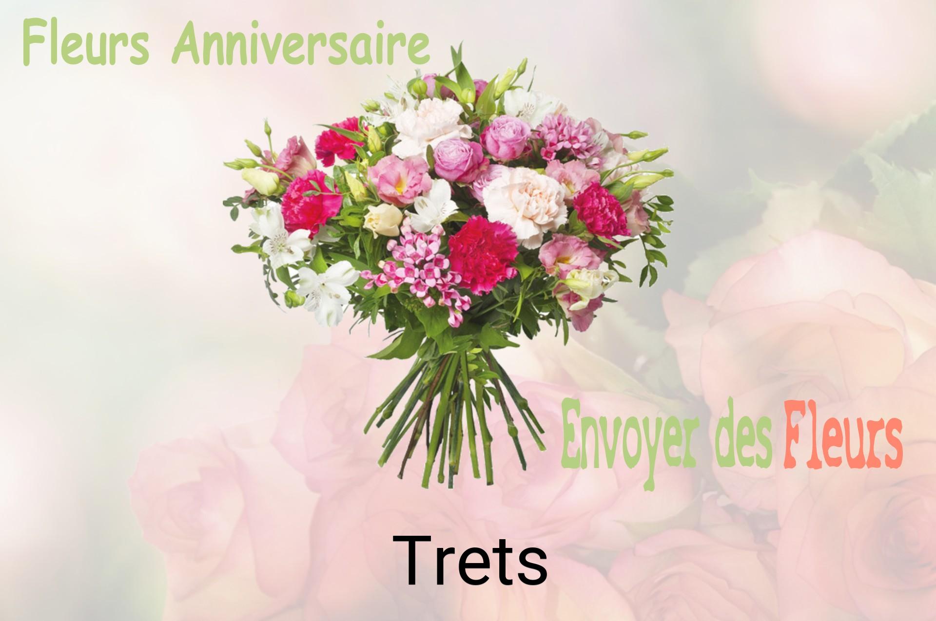 Bouquet de fleurs d’anniversaire livré à Trets